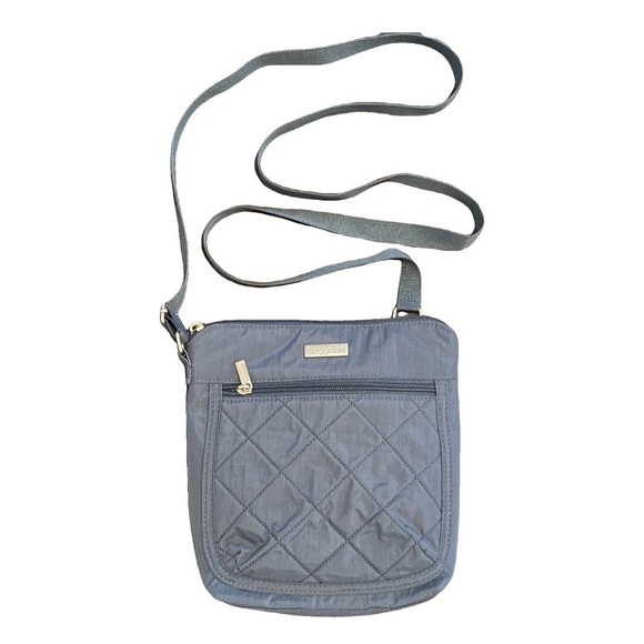 Baggallini Handbags - BAGGALLINI Blue Quilted Crossbody Bag